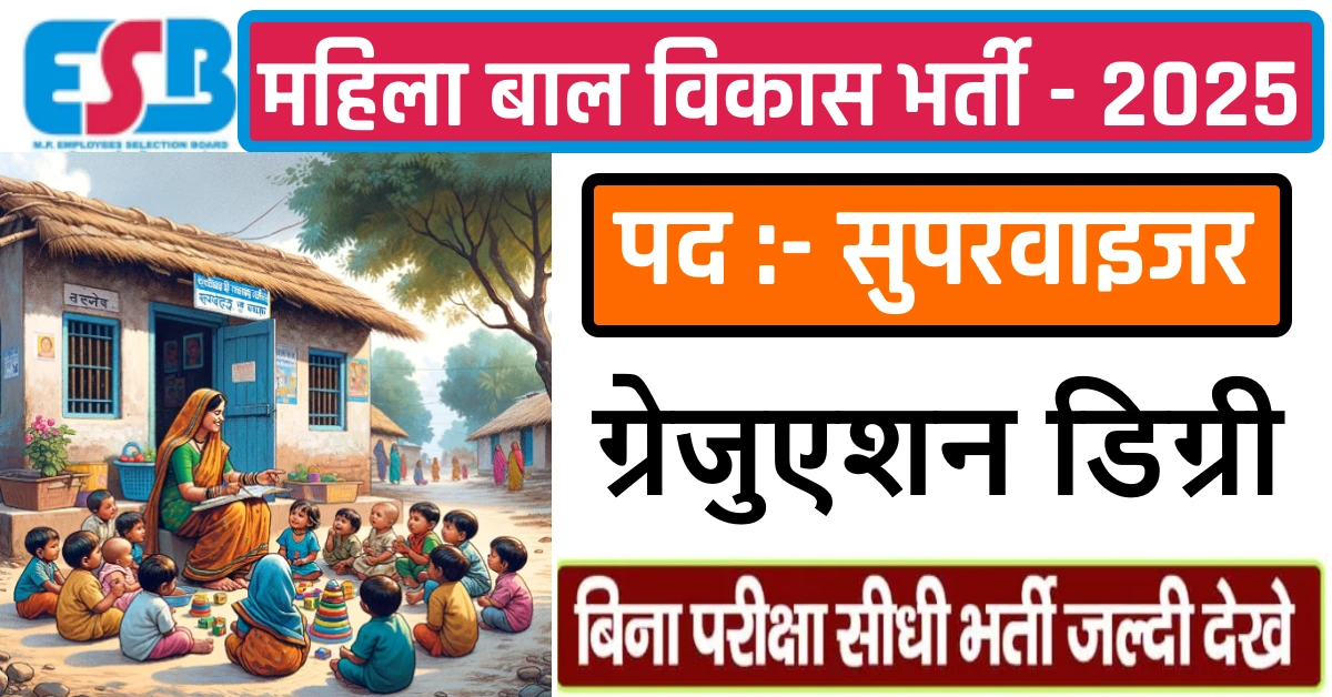 Madhya Pradesh Employees Selection Board Vacancy 2025