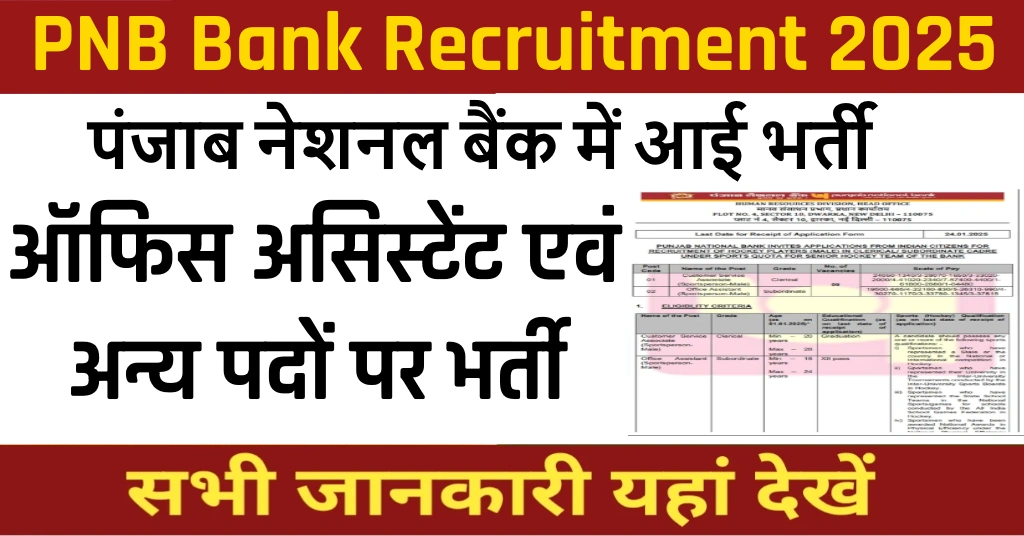 PNB Bank Recruitment 2025